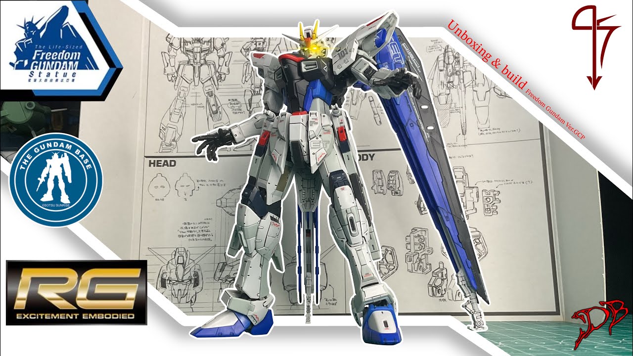 Unboxed & Build (RG Gundam Base Limited Freedom Gundam ￼Ver. GCP)