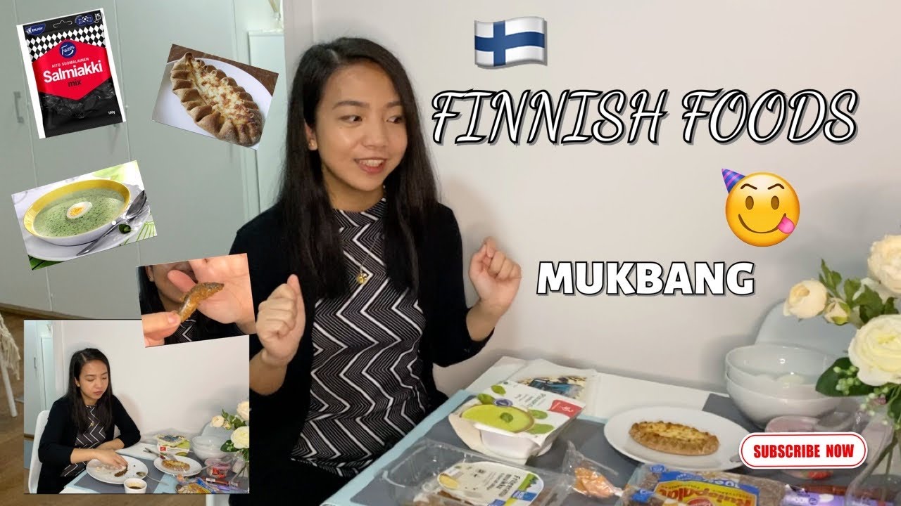 FINNISH FOODS MUKBANG || Filipina tries foods in Finland 🇫🇮
