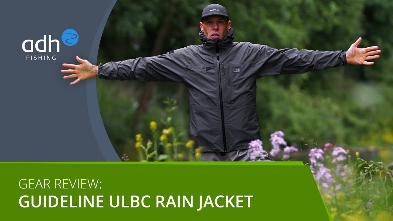 Review: ULBC Rain Jacket von Guideline - wasserdicht & ultraleicht. Unser Test auf Forelle und Hecht
