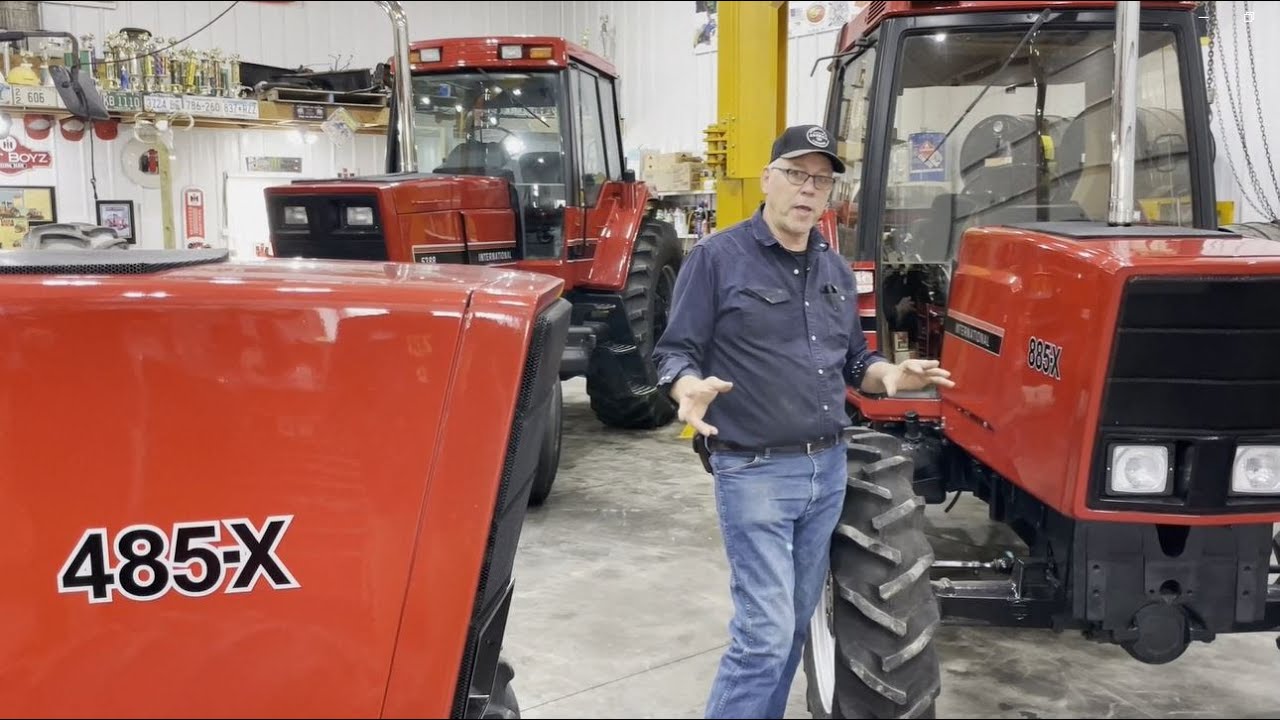 Редкий прототип предсерийного трактора International Harvester, выпущенный осенью 1985 года