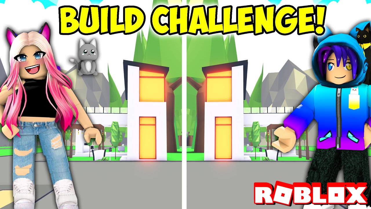 Wengie Vs Maxmello 15 Minute Build Challenge In Adopt Me! Part 2
