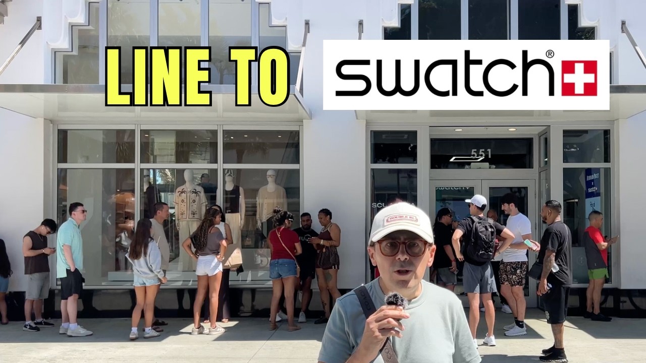 День 1, Майами: Очереди за коллаборацией Swatch x AP Royal Oak и вся драма вокруг релиза.