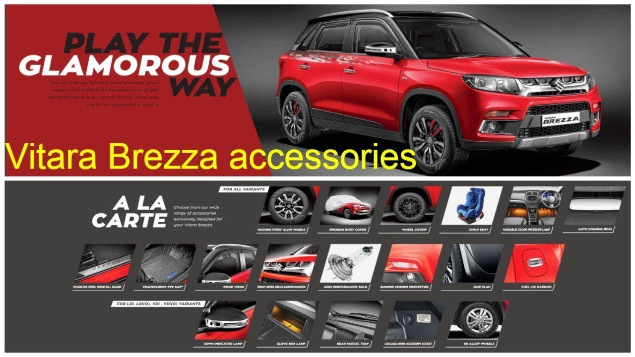 Vitara Brezza Accessories | Brezza Accessories kit