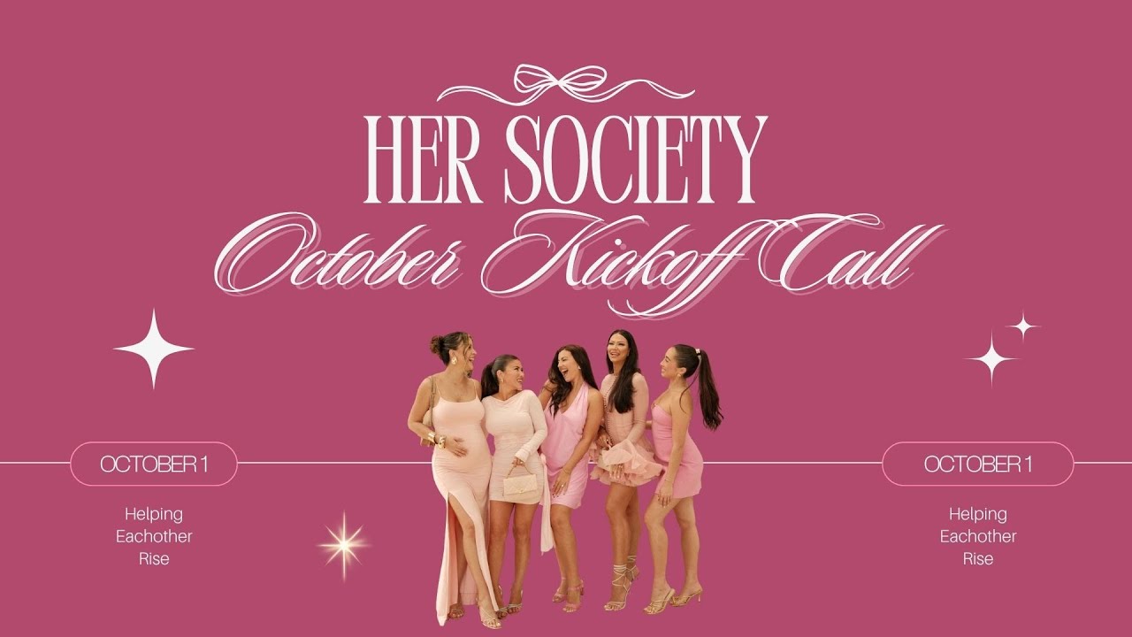 How to set yourself up for a successful month with Her Society 10/1/25