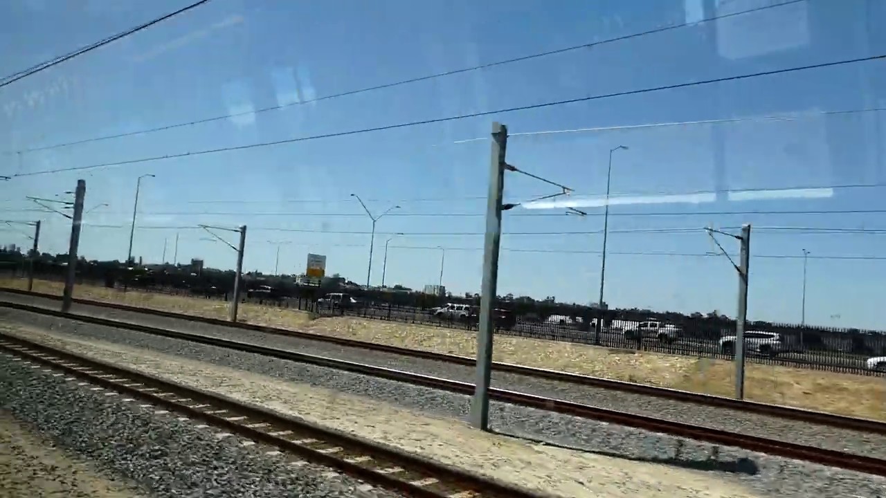 Train ride from Oats Street to Claisebrook station (Perth)