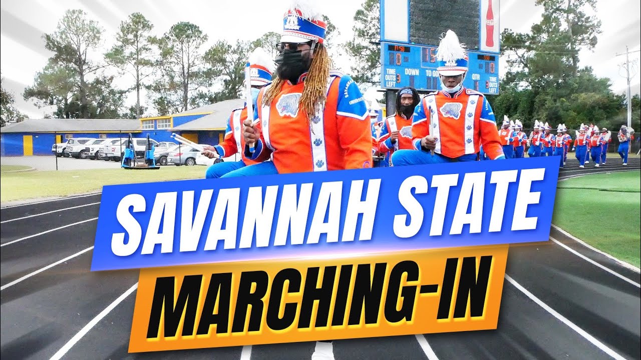 Savannah State University Marching-In vs FVSU 2021