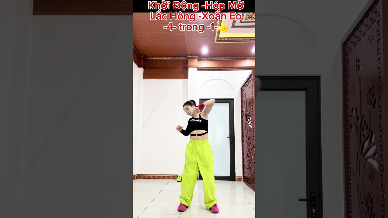 Khởi Động -Hóp Mơ -Lắc Hông -Xoắn Eo-4 trong -1 -Liên Hoa -Aerobics - Quảng Bố 