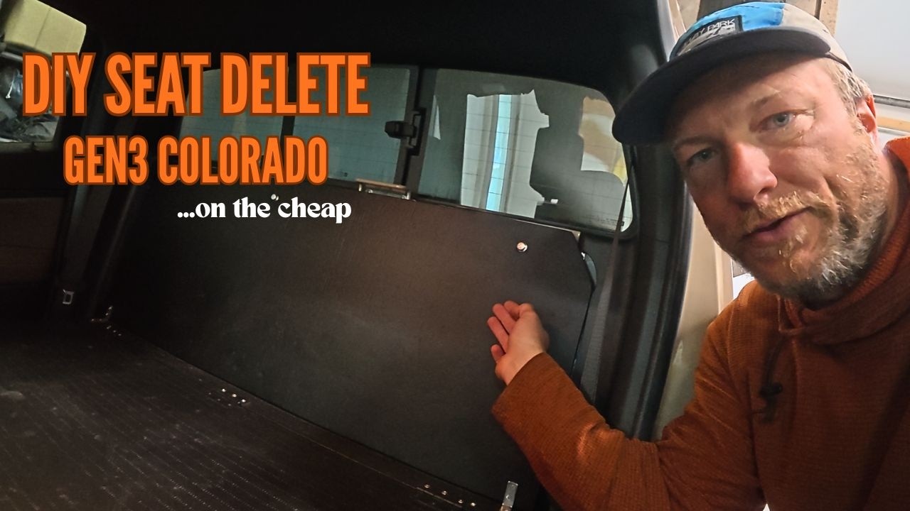 Colorado ZR2 Inexpensive Rear Seat Delete in a Gen 3. A DIY project to save some cash.