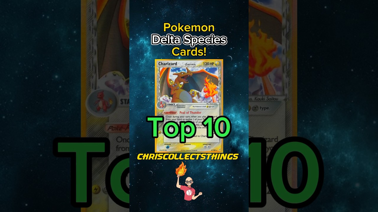 Top 10 Pokemon DELTA SPECIES cards 👀 #shorts #top10 #delta