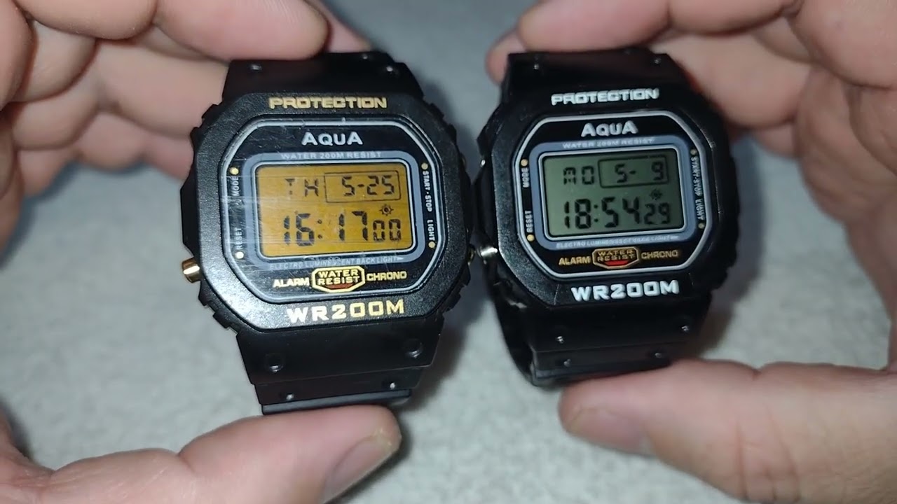 Relógio aqua gp 519 VS relógio aqua gp 477 -  comparação