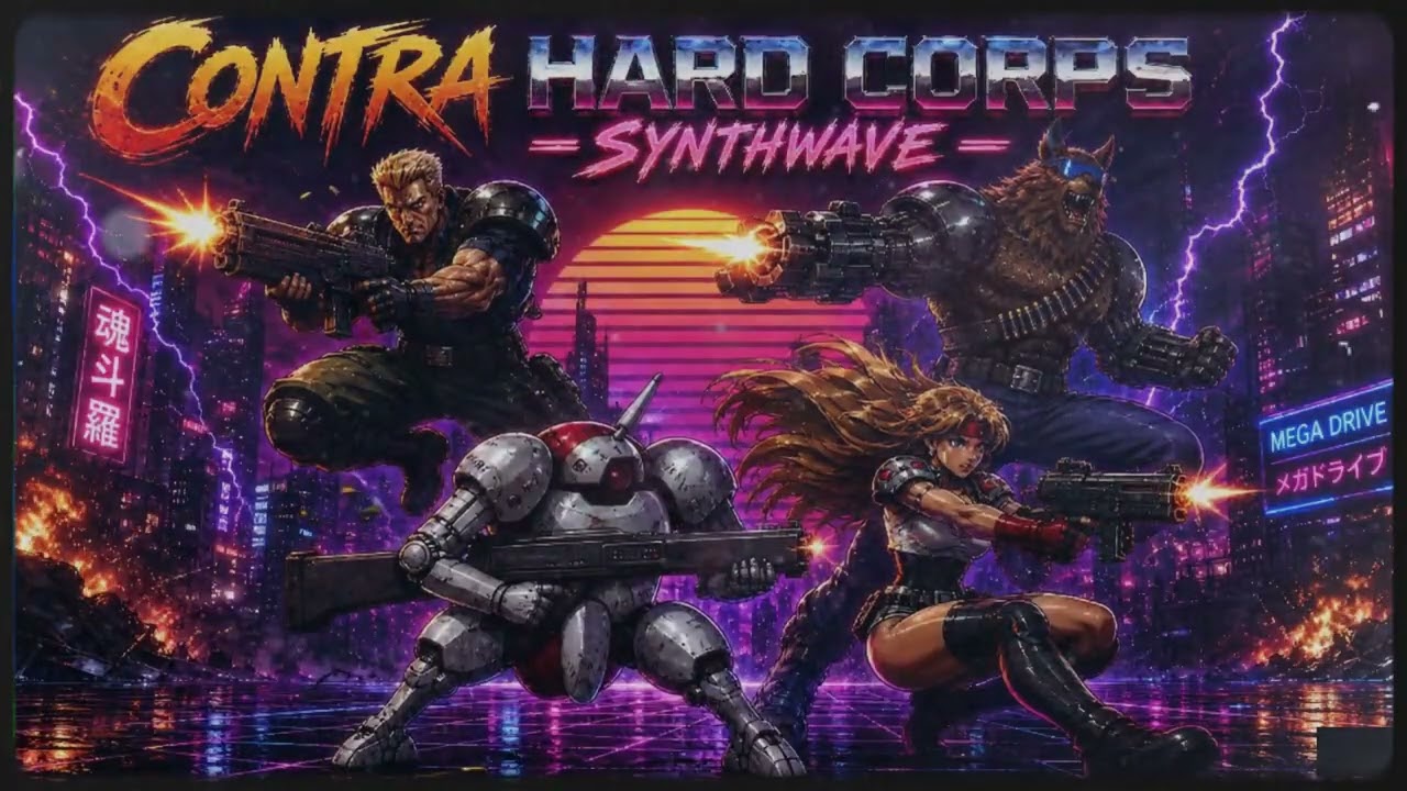 CONTRA HARD CORPS (1994) &mdash; SYNTHWAVE TRIBUTE *FIXED*