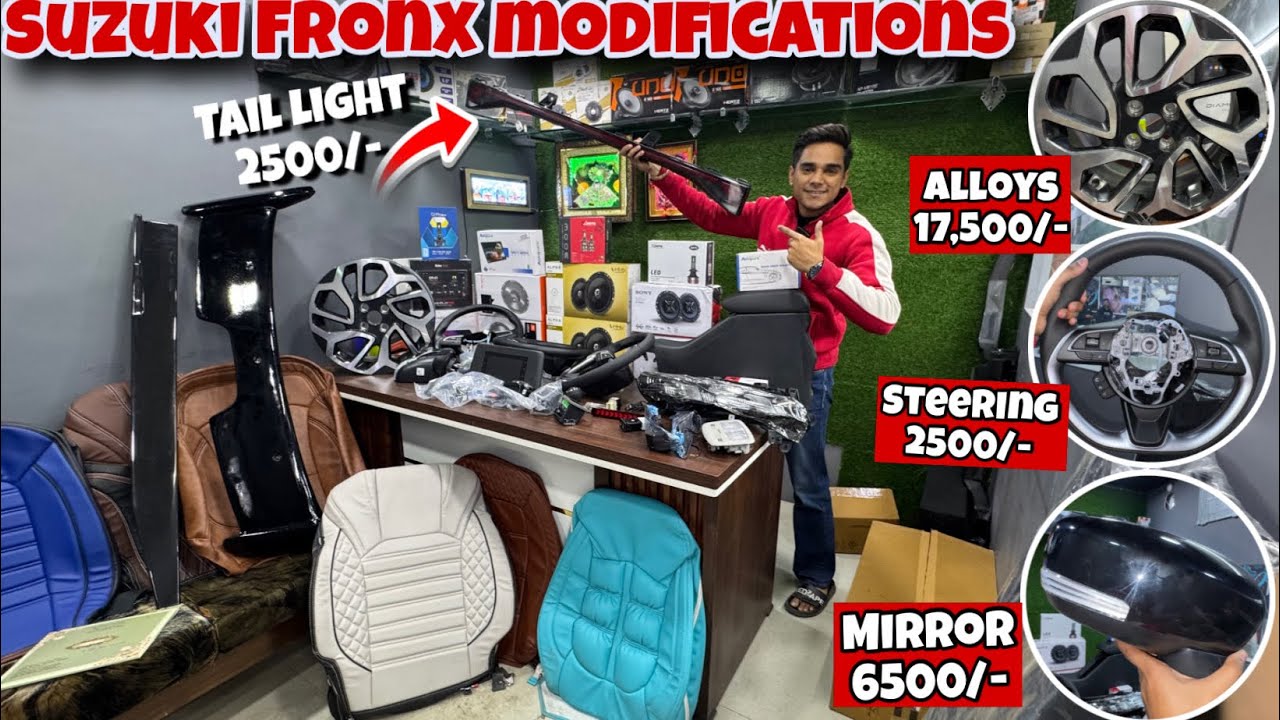 2025 SUZUKI FRONX MODIFICATION ✅SIGMA TO ALPHA|| BASE TOP WITH GENUINE SUZUKI ITEMS