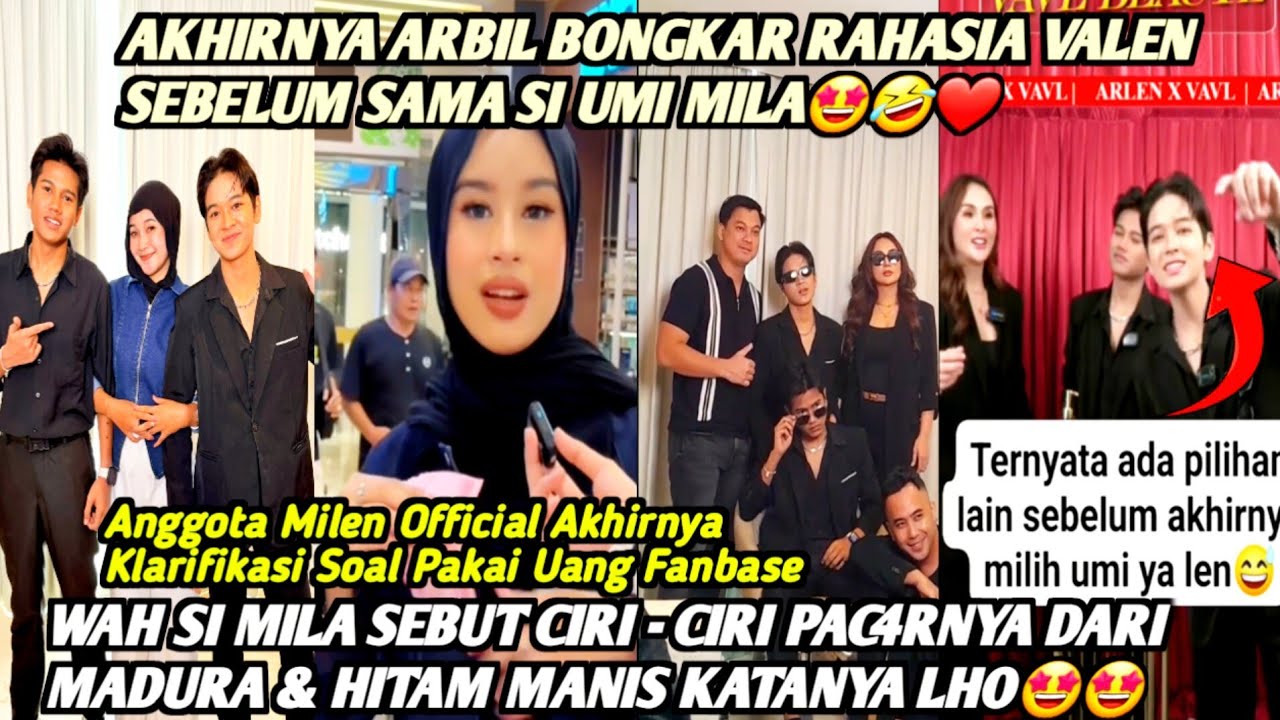 HEBOH‼️ARBIL AKHIRNYA BONGKAR PILIHAN VALEN SEBELUM MILIH BERSAMA UMI MILA⁉️MILA ANGKAT SUARA LHO🤩❤️