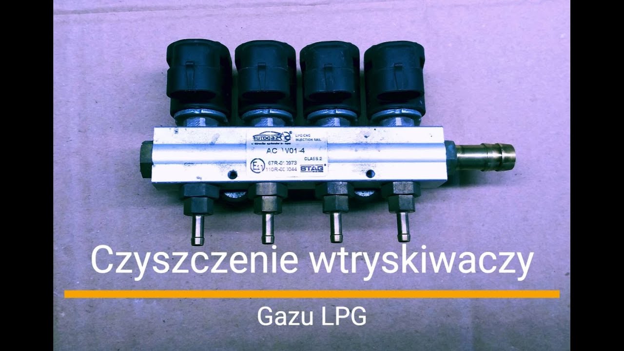 Czyszczenie wtryskiwaczy gazu  LPG - STAG W01