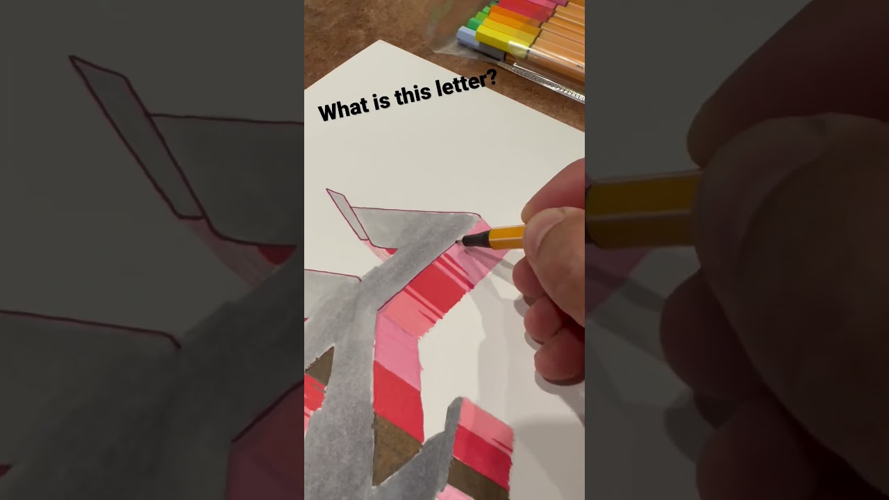 Wildstyle graffiti letter