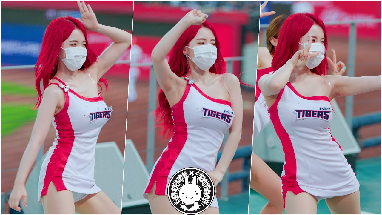 [4K] 210810 치어리더 이다혜 직캠 '던던댄스'  Fancam @기아타이거즈 프로야구 광주챔피언스필드 By 벤뎅이
