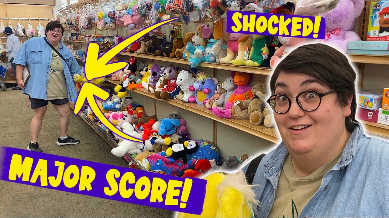Finding a SUPER RARE RETRO COLLECTIBLE TOY at the THRIFT STORE! 80's and 90's VINTAGE SCORES!