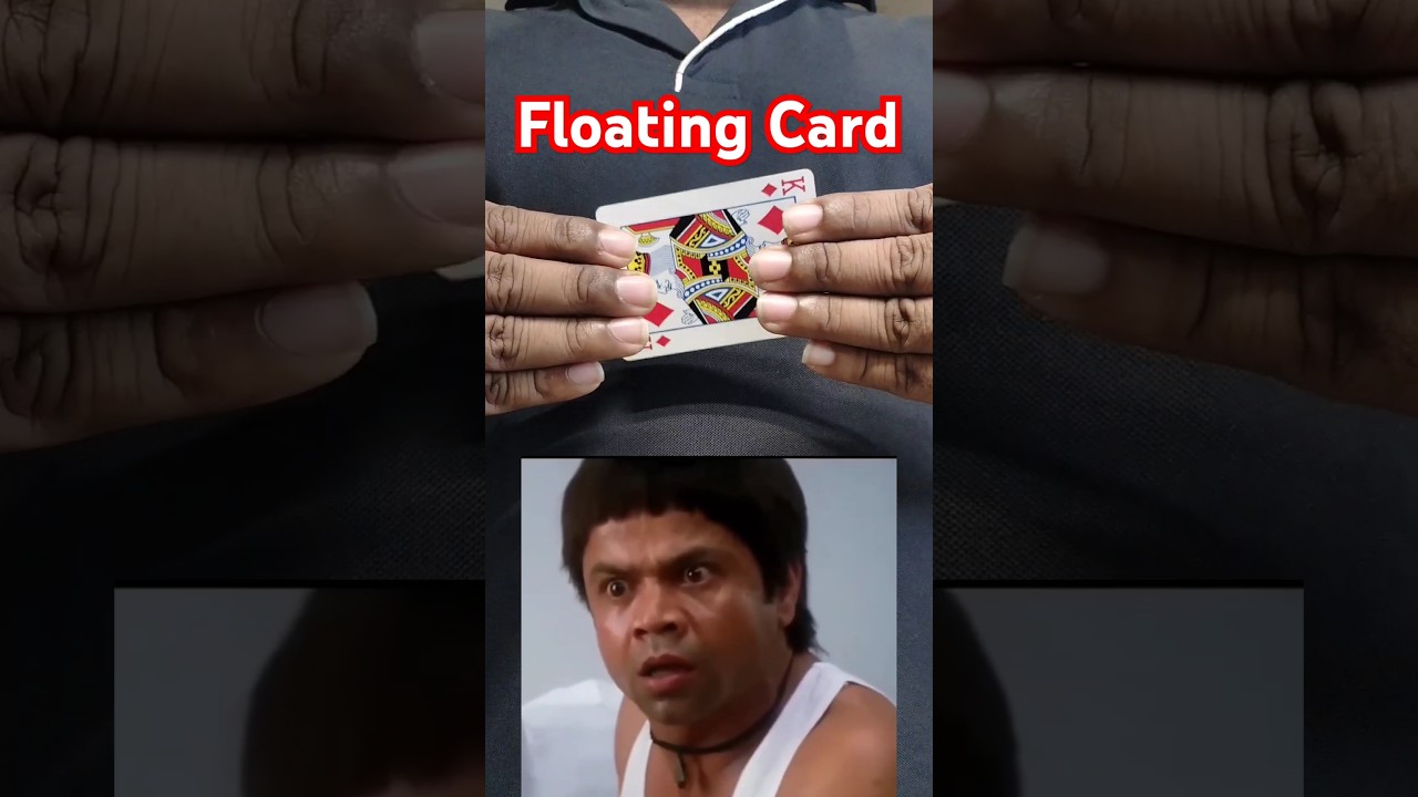 Simple Floating Card Trick🃏🤯 ANYONE CAN DO THIS👀