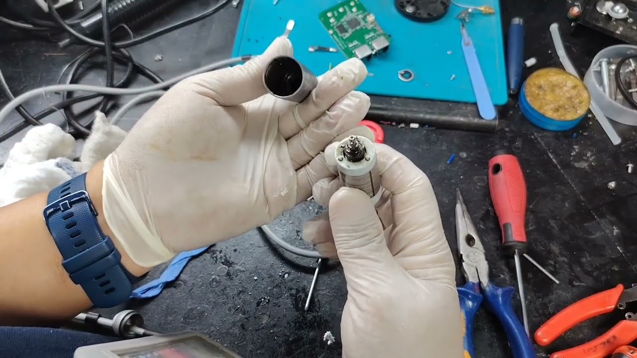 How to Repair Stuck and Heating motor for dental  Implant machine. 