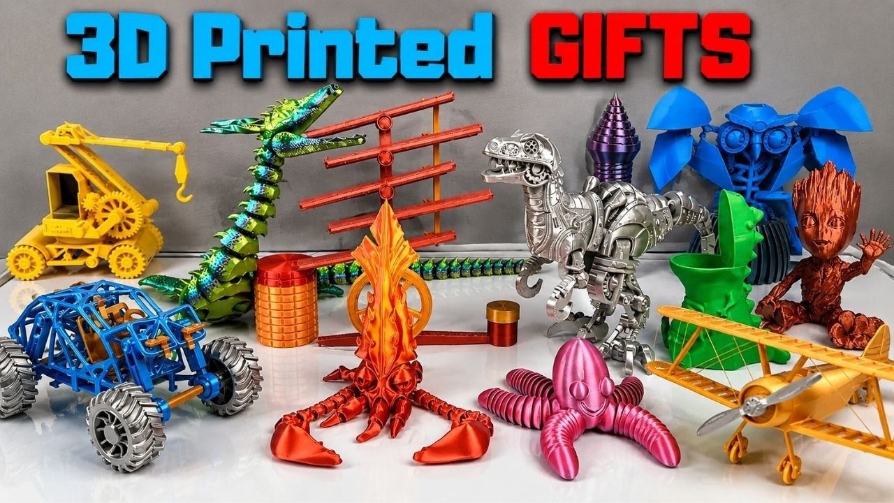 TOP 30 COOL Things to 3D Print for GIFT | Best 3D Printed Gifts | Creality K1 Max