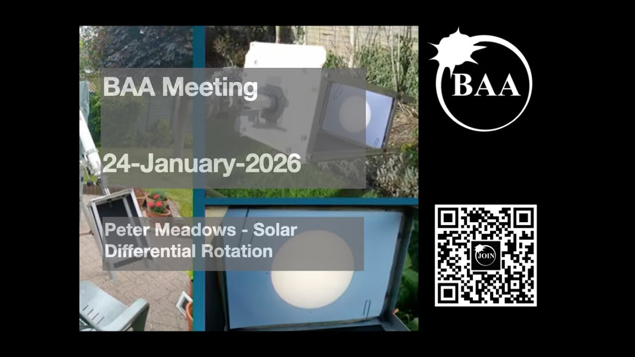 BAA Meeting 20260124 Peter Meadows - Solar Differential Rotation