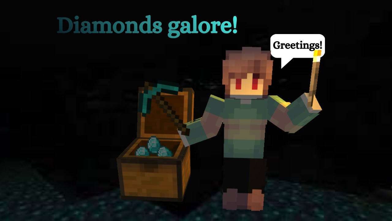 Finding EVEN MORE diamonds! | Chara Dreemurr plays Minecraft part 2
