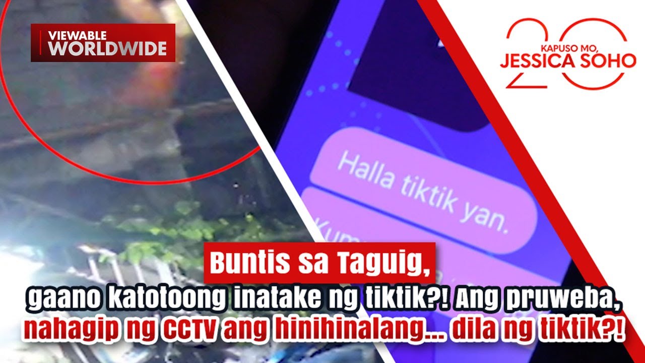 Buntis, nakunan daw dahil sa tiktik?! Ang pruweba, nahagip ng CCTV! | Kapuso Mo, Jessica Soho