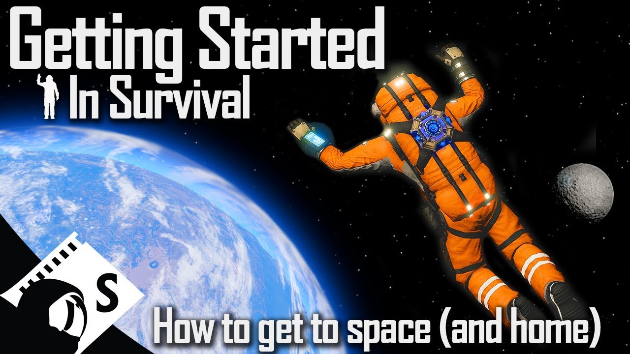 Going to Space - Getting Started in Space Engineers #6 (Survival Tutorial Series)