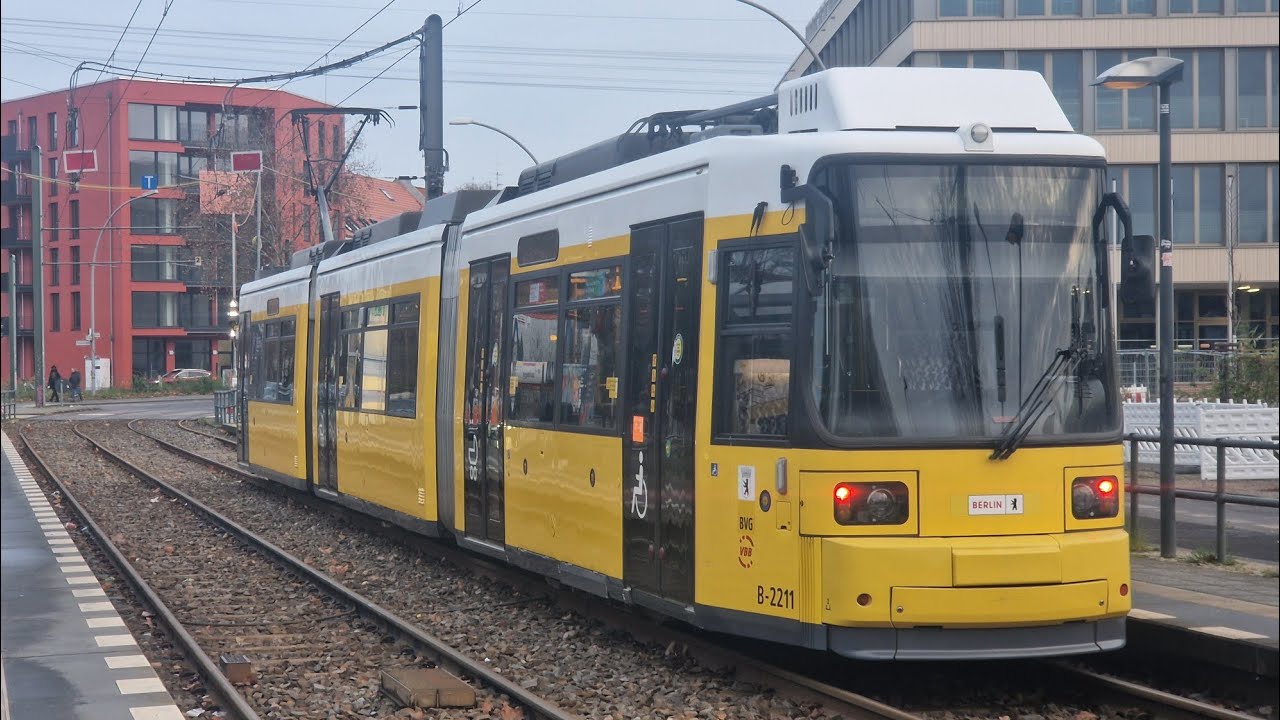 Tram Berlin | Mitfahrt in der 21 von Siegfriedstr./Josef-Orlopp-Str. bis Blockdammweg im GTZO.1