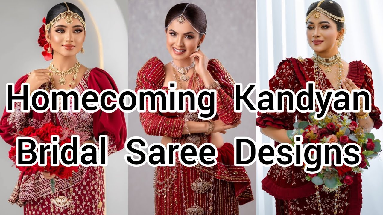 Homecoming Kandyan Bridal Saree Designs || Homecoming Bride || Sri Lankan Bride @AshiFashion 