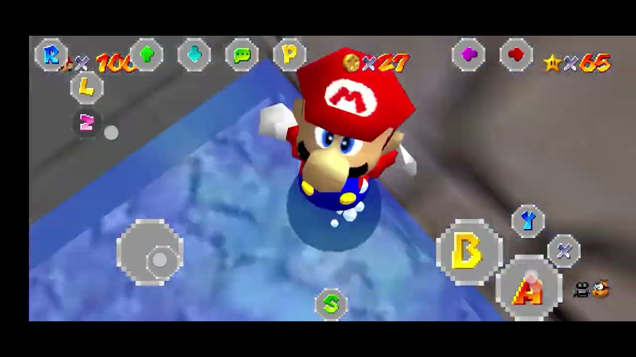 Triple salto atrás en todos los niveles de Mario 64 excepto uno