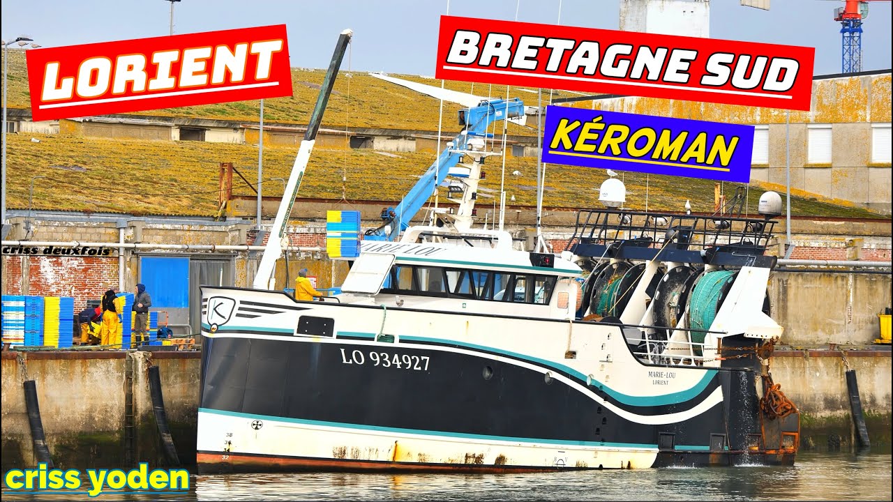 Chalutiers Dans Le Port de Lorient ; Ablette ; Morbihan ; Bretagne Sud ; France