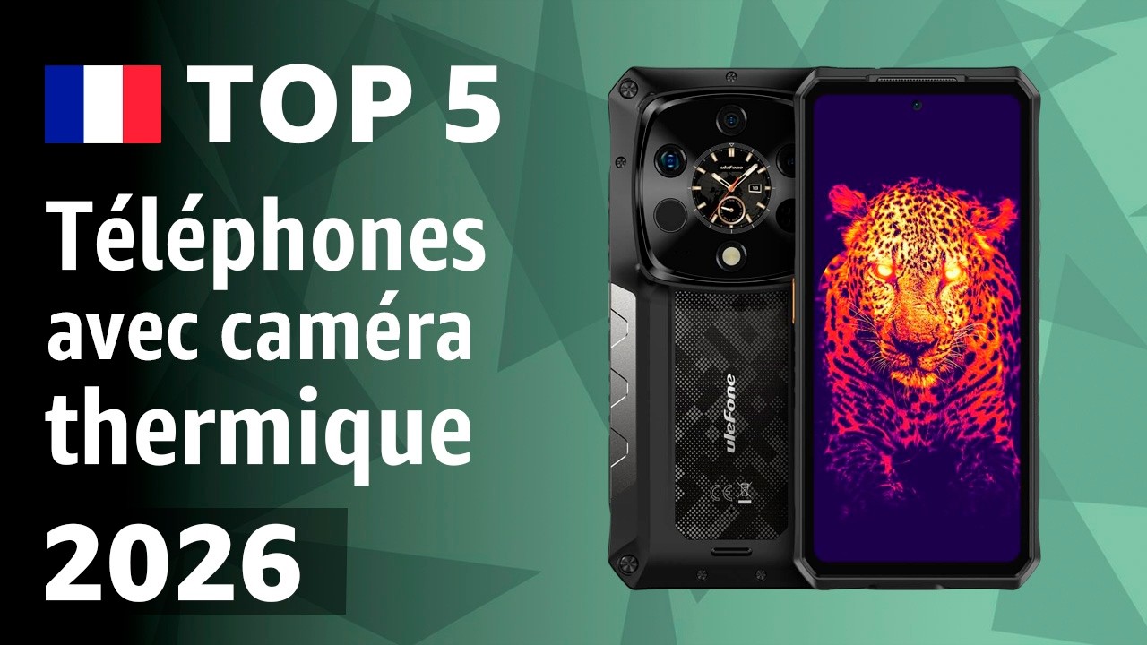 TOP-5: Les meilleurs téléphones avec caméra thermique – Test 2026!