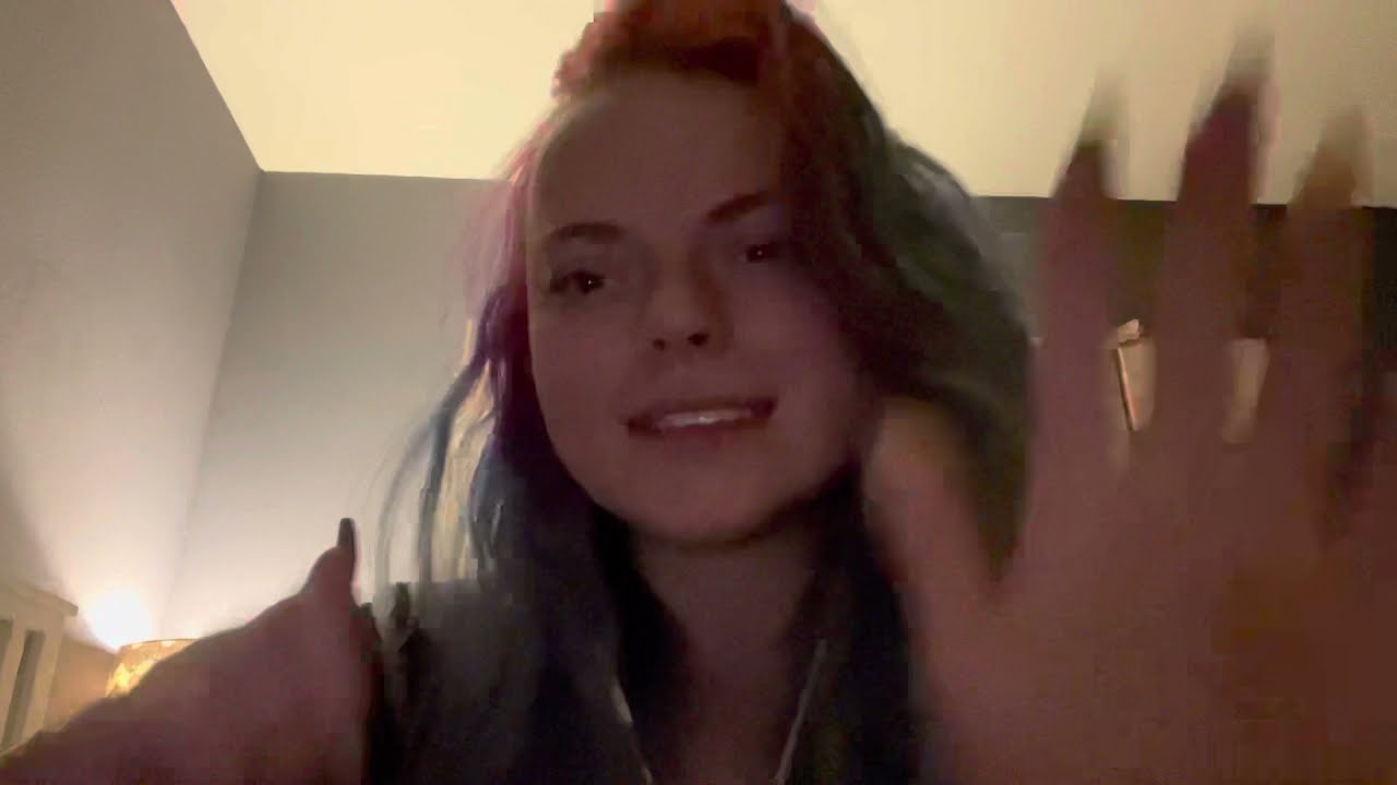 Asmr brushing your face and personal attention|| fast and chaotic