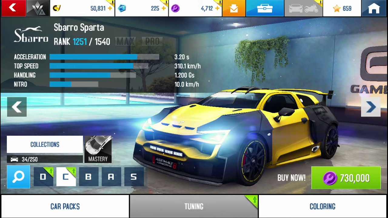 Asphalt 8 all cars and prices 2021/22