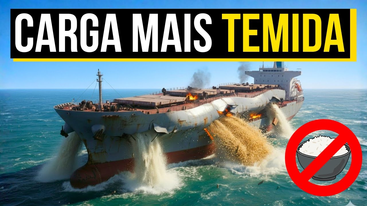 Por que o ARROZ afunda qualquer NAVIO?