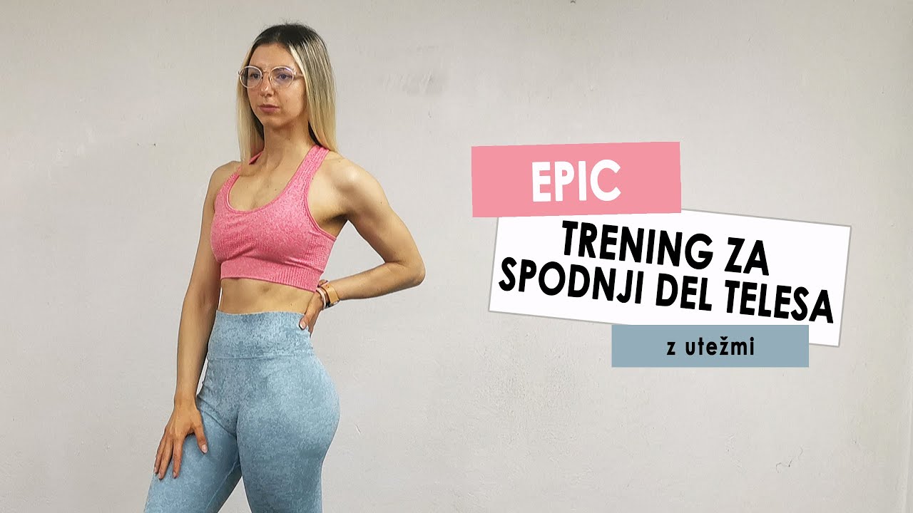 12 Min Home Workout | LOWER BODY COMPLEX Workout - Trening za spodnji del telesa | Maricka Stakne
