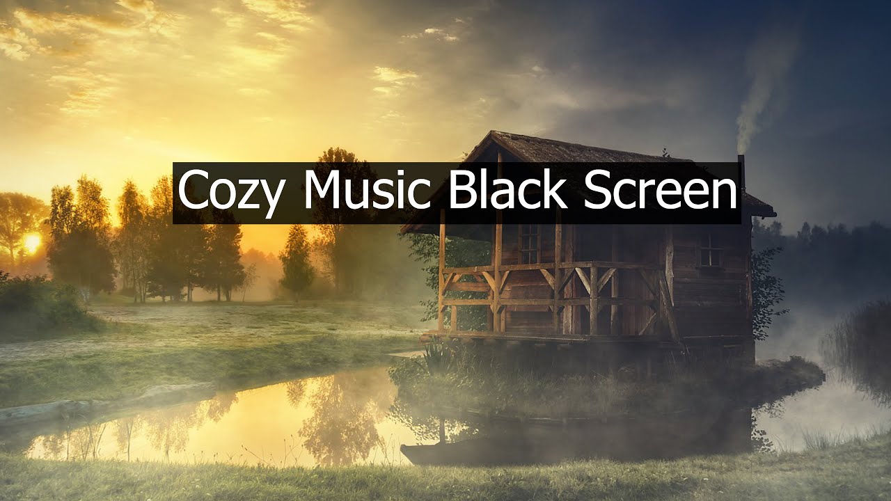 8 Hours Cozy Music with Black Screen (Lofi, Relaxation, Sleep, Study, Chill, Rain)