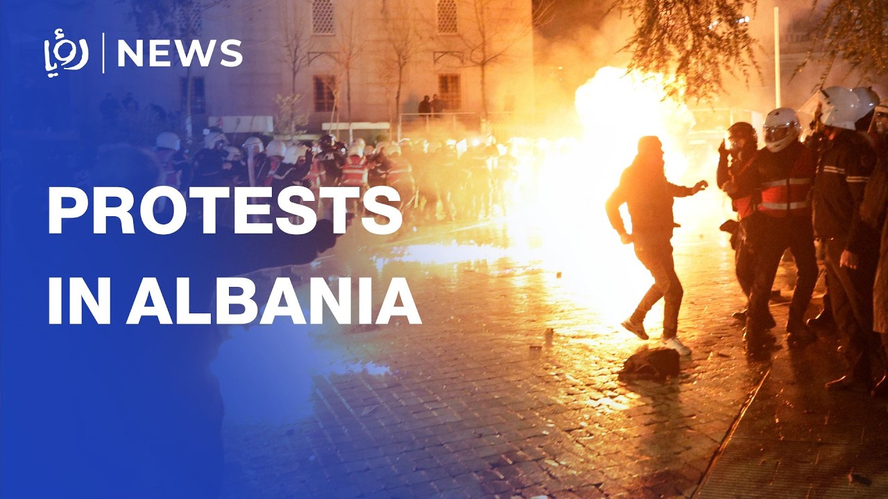 Anti-government protests in Albanian capital turns violent