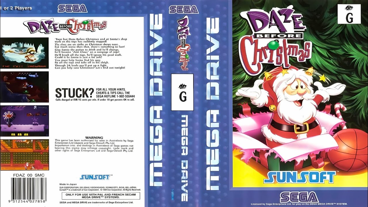 [Game Over] Daze Before Christmas (SEGA Mega Drive Music) 🎶