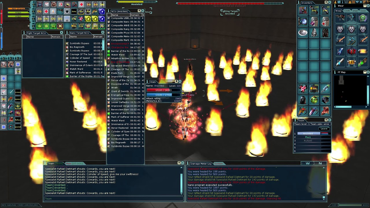 Anarchy Online - DB3 Fire Floor - Keeper Solo
