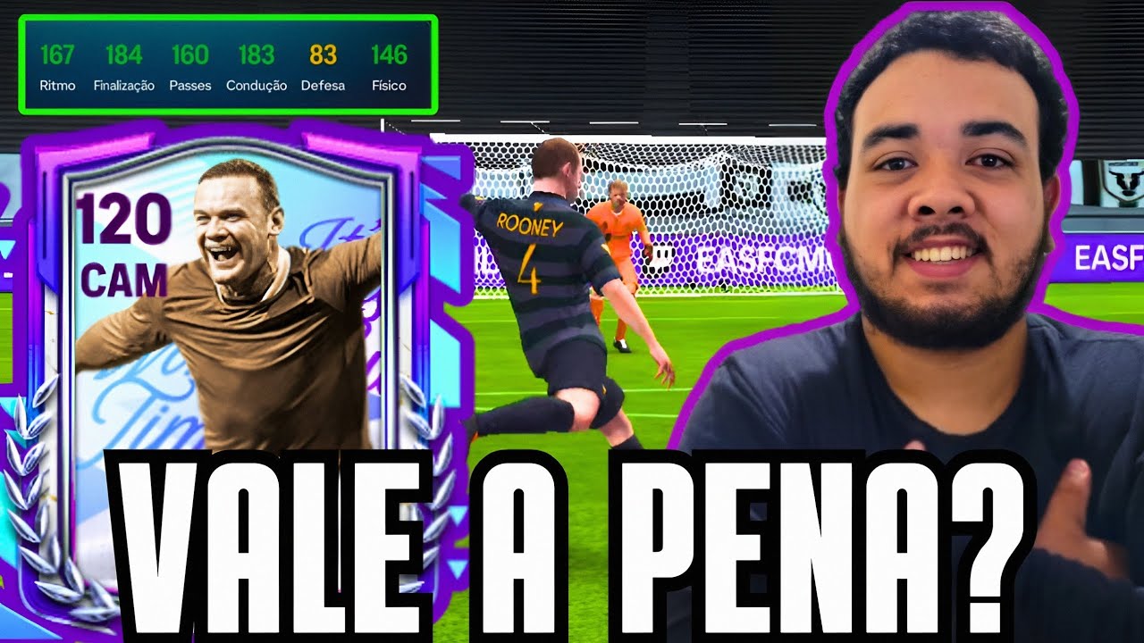 ROONEY 120 É UMA BOA CARTA?REVIEW E GAMEPLAY COMPLETA🔥🔥