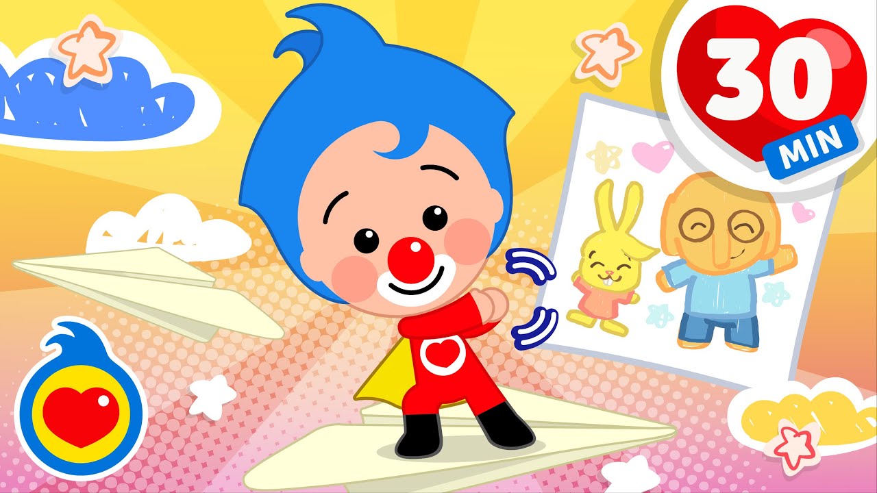 Canciones Divertidas Para Jugar y Bailar con Plim Plim 🪁🎶 Canciones Infantiles (30 Min) | Plim Plim