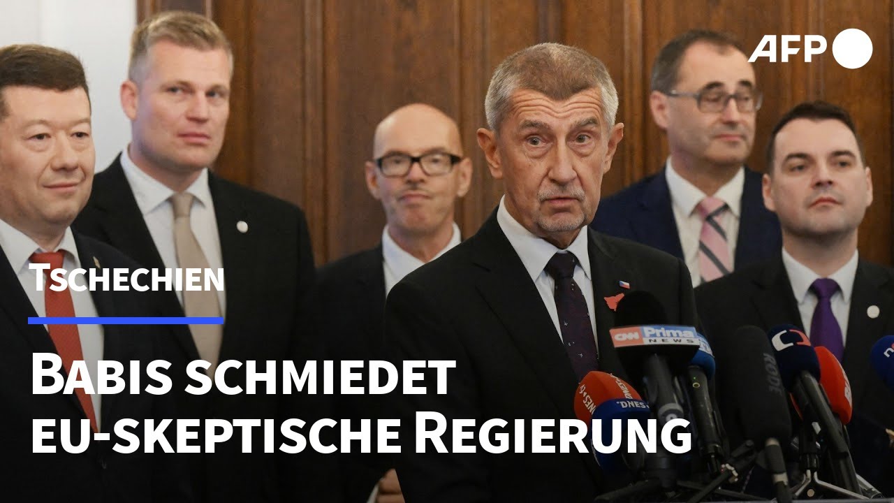 Tschechien: EU-skeptische Regierungskoalition gebildet | AFP