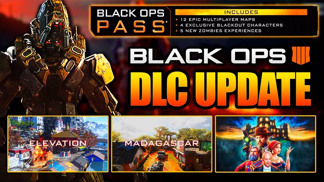 BO4 Black Ops Pass DLC Update #1 Details! | Madagascar, Elevation, Dead of the Night, & Reaper!