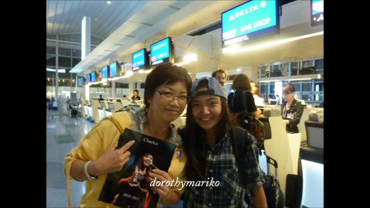 Charice in Japan Haneda Airport Los Angeles to return Charice