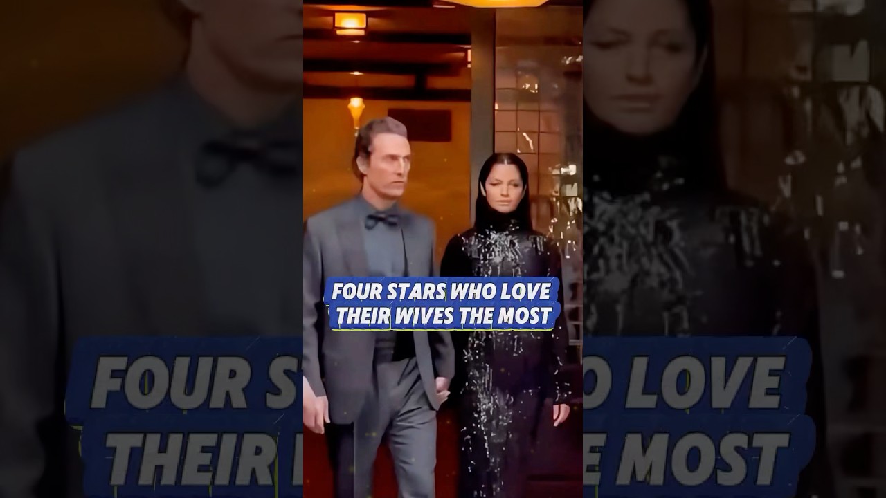 Four Stars who love their wives the most #shorts #youtubeshorts #celebrity #matthew #cillianmurphy