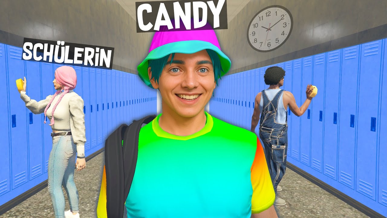 Candy geht zur Schule in GTA 5 RP!