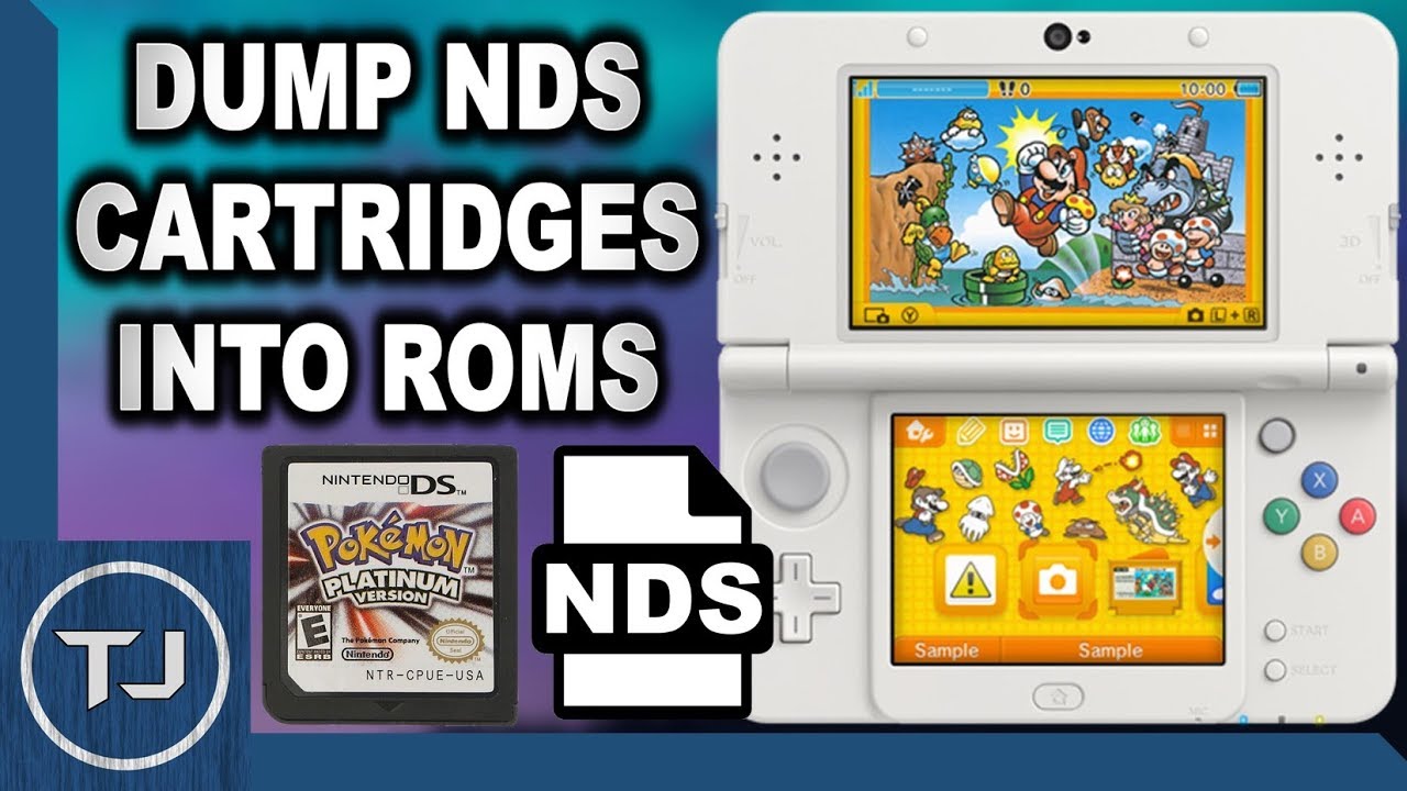 Dump DS Cartridges Into DS ROM's! (GodMode9 3DS)