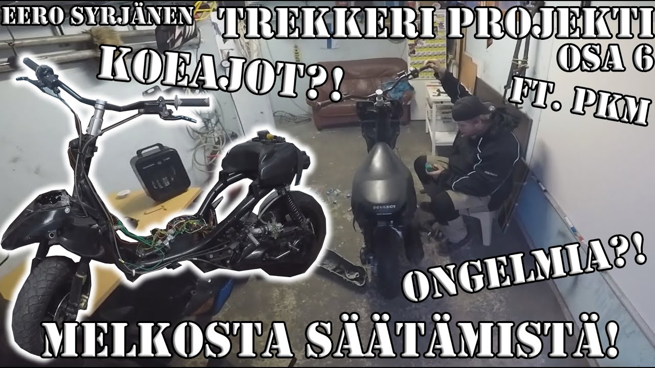 SÄÄTÖÖ, SÄHKÖJÄ JA KOEAJOT || TREKKERI PROJEKTI OSA 6